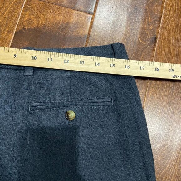 Vineyard Vines Classic Straight Leg Wool Chino Pants Grey Men's Size 33 x 30 - Picture 7 of 9